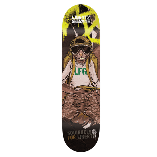 Squirrels For Liberty Skate Deck